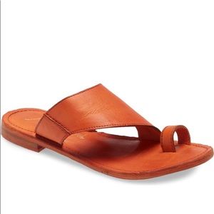 Free People San Antoni Leather Slides 38 or 8